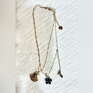 Betsey Johnson Dress, Shoe, and Flower Necklace